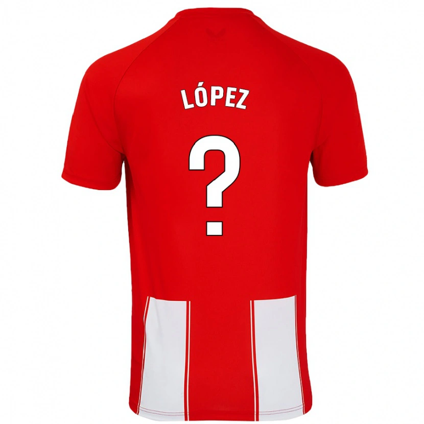 Danxen Kid Jesús López #0 Red White Home Jersey 2024/25 T-Shirt