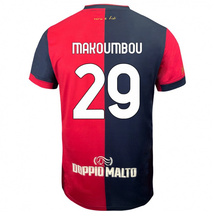 Danxen Kid Antoine Makoumbou #29 Red Darker Blue Home Jersey 2024/25 T-Shirt