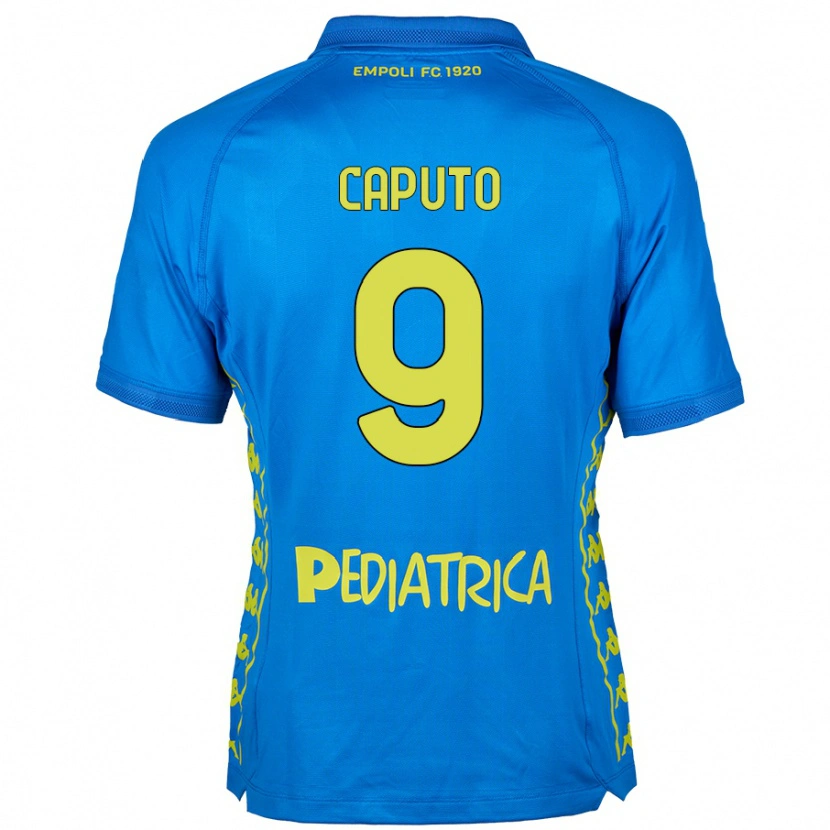 Danxen Kid Francesco Caputo #9 Blue Home Jersey 2024/25 T-Shirt