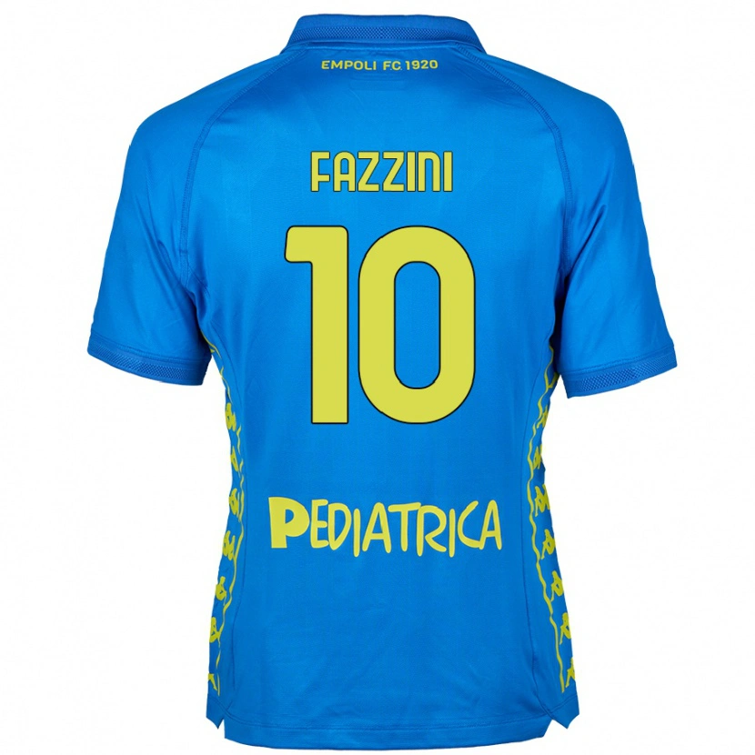 Danxen Kid Jacopo Fazzini #10 Blue Home Jersey 2024/25 T-Shirt