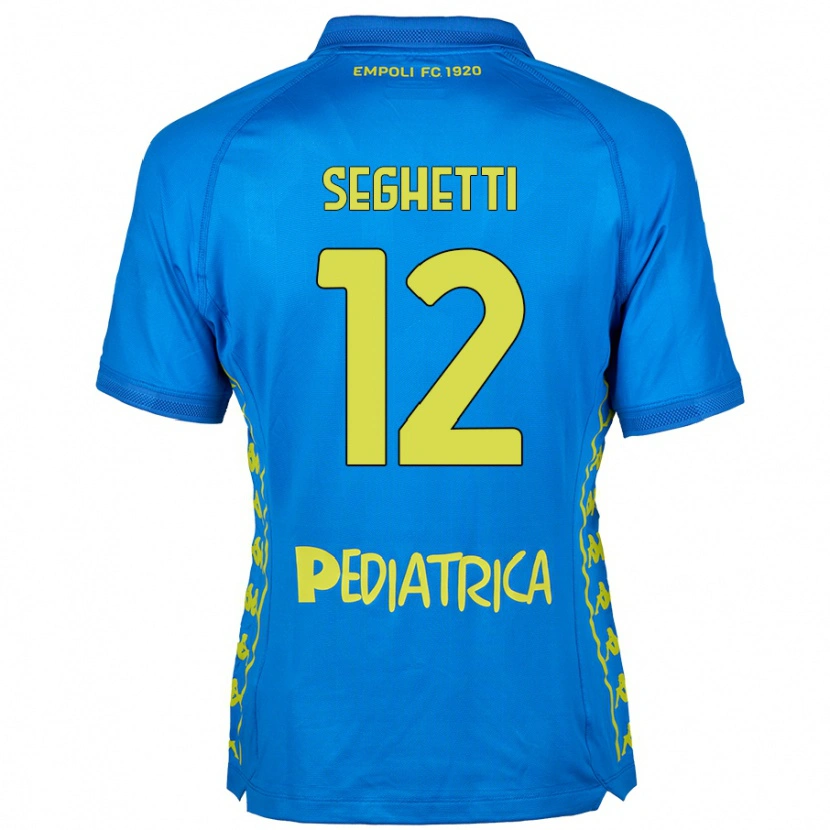 Danxen Kid Jacopo Seghetti #12 Blue Home Jersey 2024/25 T-Shirt