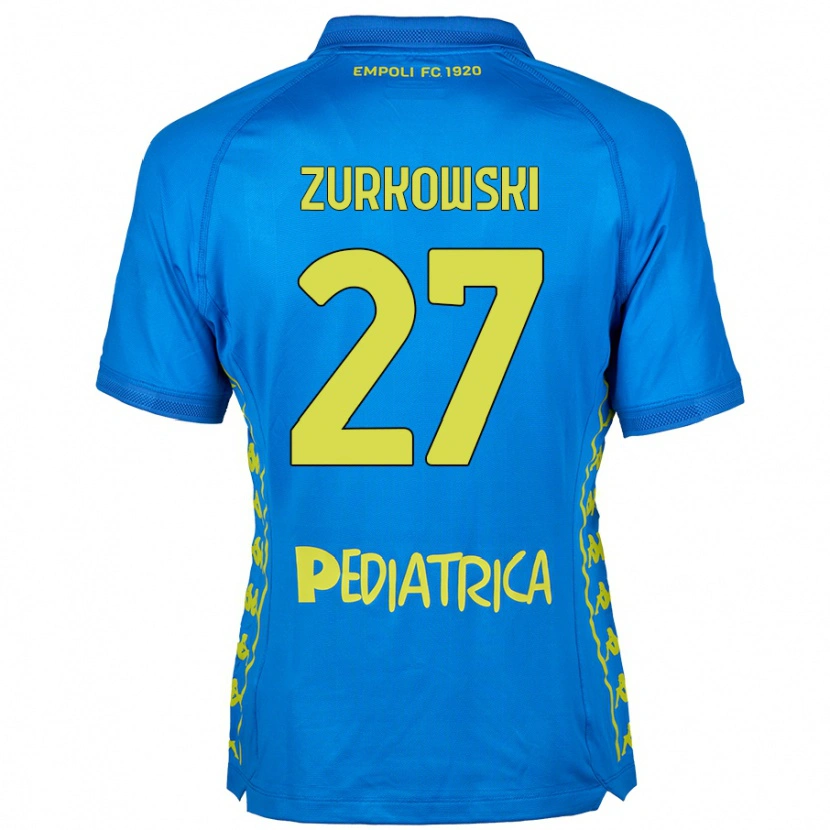 Danxen Kid Szymon Żurkowski #27 Blue Home Jersey 2024/25 T-Shirt