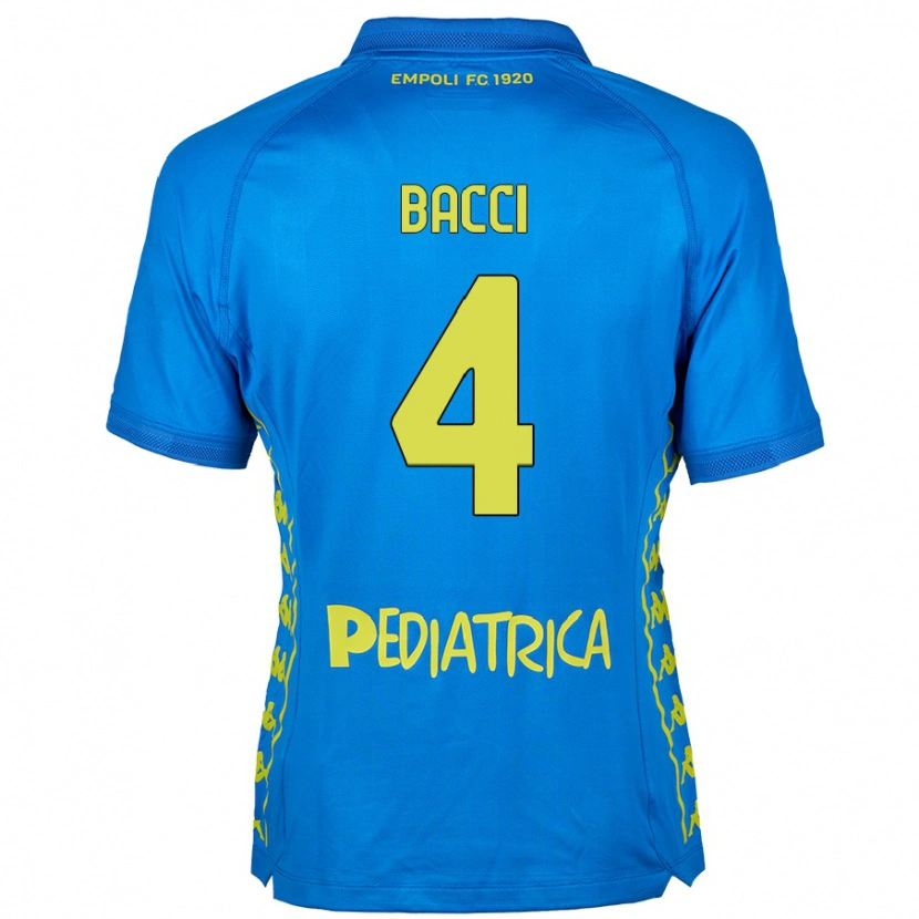 Danxen Kid Jacopo Bacci #4 Blue Home Jersey 2024/25 T-Shirt