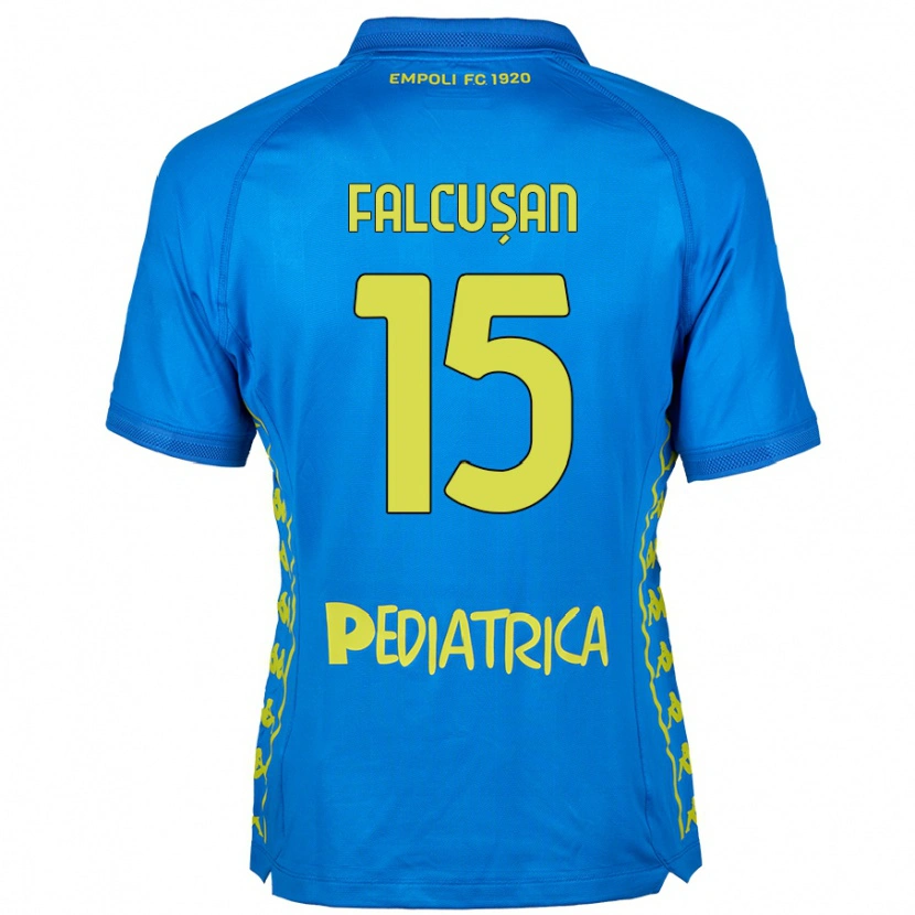 Danxen Kid Darius Fălcușan #15 Blue Home Jersey 2024/25 T-Shirt