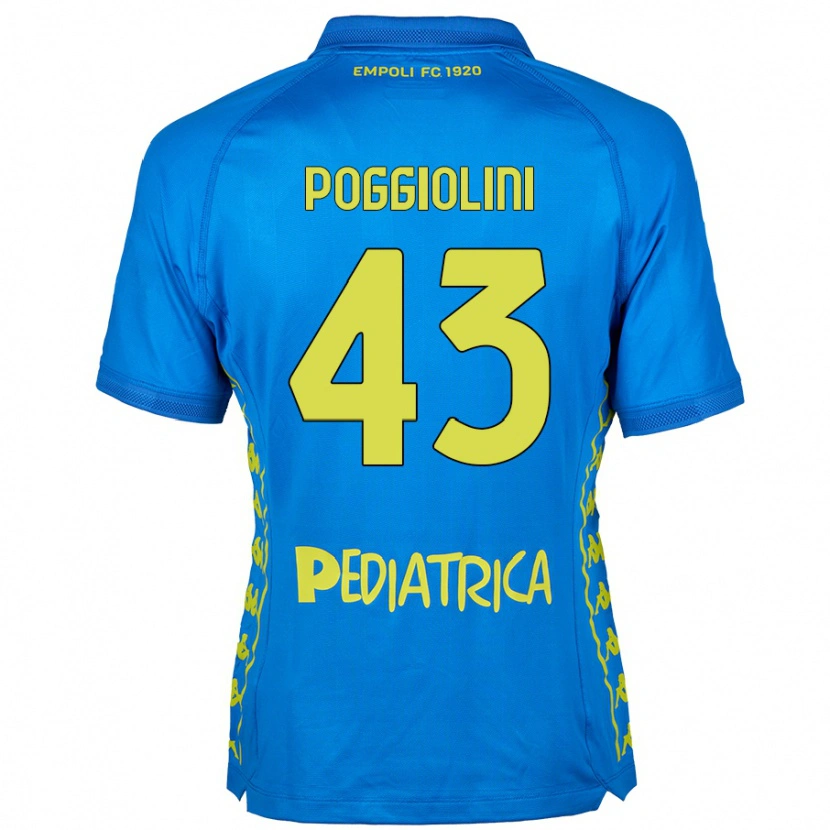 Danxen Kid Duccio Poggiolini #43 Blue Home Jersey 2024/25 T-Shirt