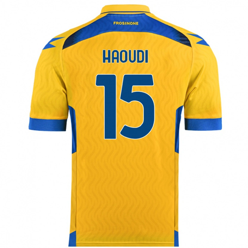 Danxen Kid Hamza Haoudi #15 Yellow Home Jersey 2024/25 T-Shirt