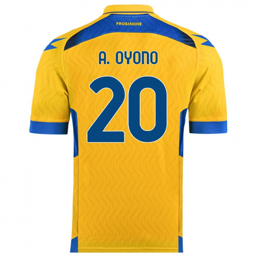 Danxen Kid Anthony Oyono #20 Yellow Home Jersey 2024/25 T-Shirt