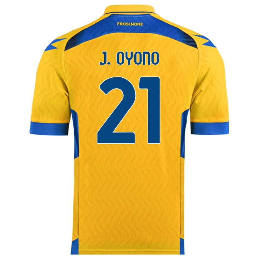 Danxen Kid Jérémy Oyono #21 Yellow Home Jersey 2024/25 T-Shirt