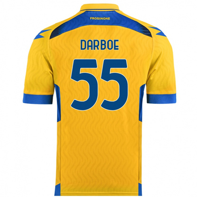 Danxen Kid Ebrima Darboe #55 Yellow Home Jersey 2024/25 T-Shirt