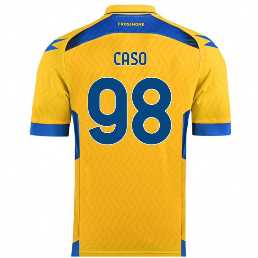 Danxen Kid Giuseppe Caso #98 Yellow Home Jersey 2024/25 T-Shirt