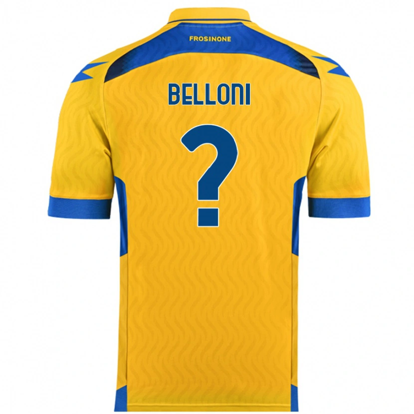 Danxen Kid Nicholas Belloni #0 Yellow Home Jersey 2024/25 T-Shirt