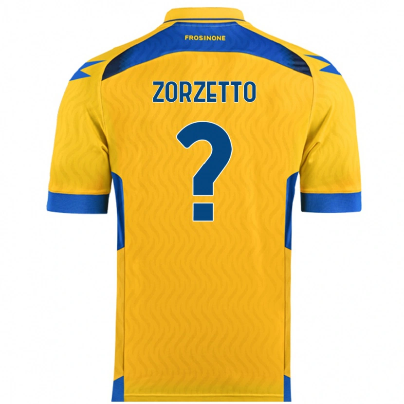 Danxen Kid Bruno Zorzetto #0 Yellow Home Jersey 2024/25 T-Shirt