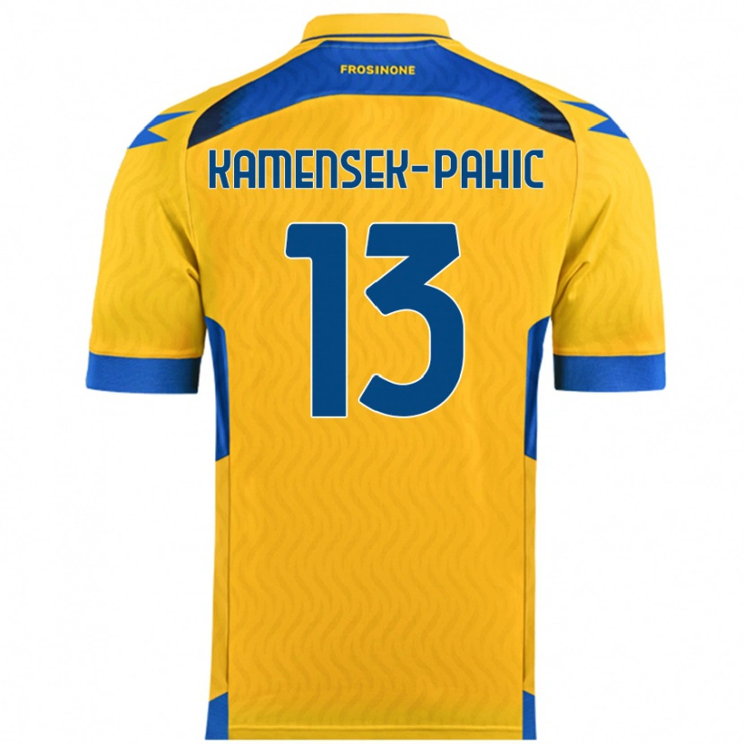 Danxen Kid Matjaz Kamensek-Pahic #13 Yellow Home Jersey 2024/25 T-Shirt