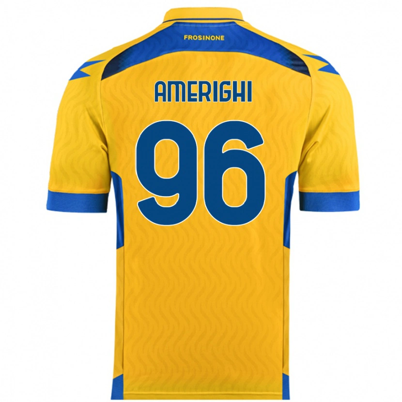 Danxen Kid Igor Amerighi #96 Yellow Home Jersey 2024/25 T-Shirt