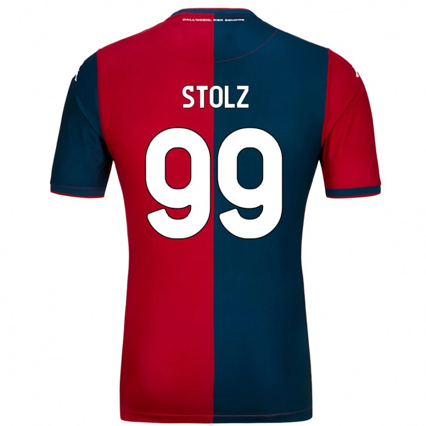 Danxen Kid Franz Stolz #99 Red Dark Blue Home Jersey 2024/25 T-Shirt