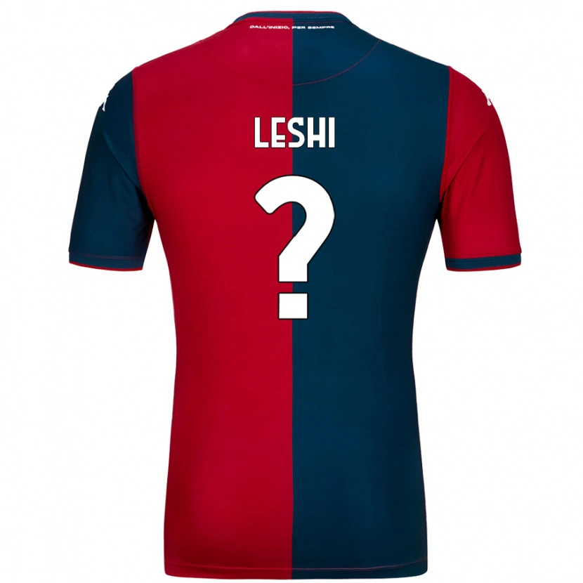 Danxen Kid Arber Leshi #0 Red Dark Blue Home Jersey 2024/25 T-Shirt