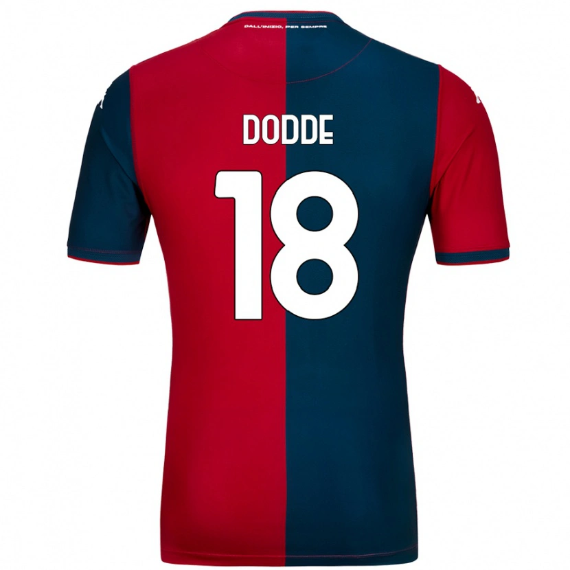 Danxen Kid Filippo Dodde #18 Red Dark Blue Home Jersey 2024/25 T-Shirt