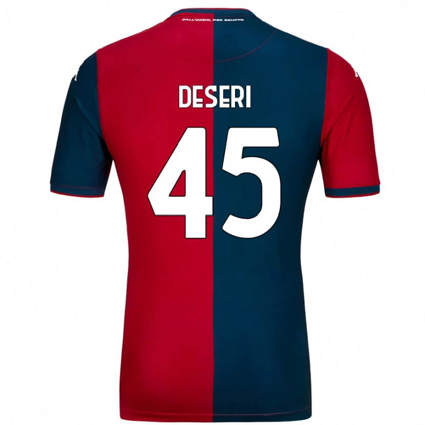 Danxen Kid Gracien Deseri #45 Red Dark Blue Home Jersey 2024/25 T-Shirt