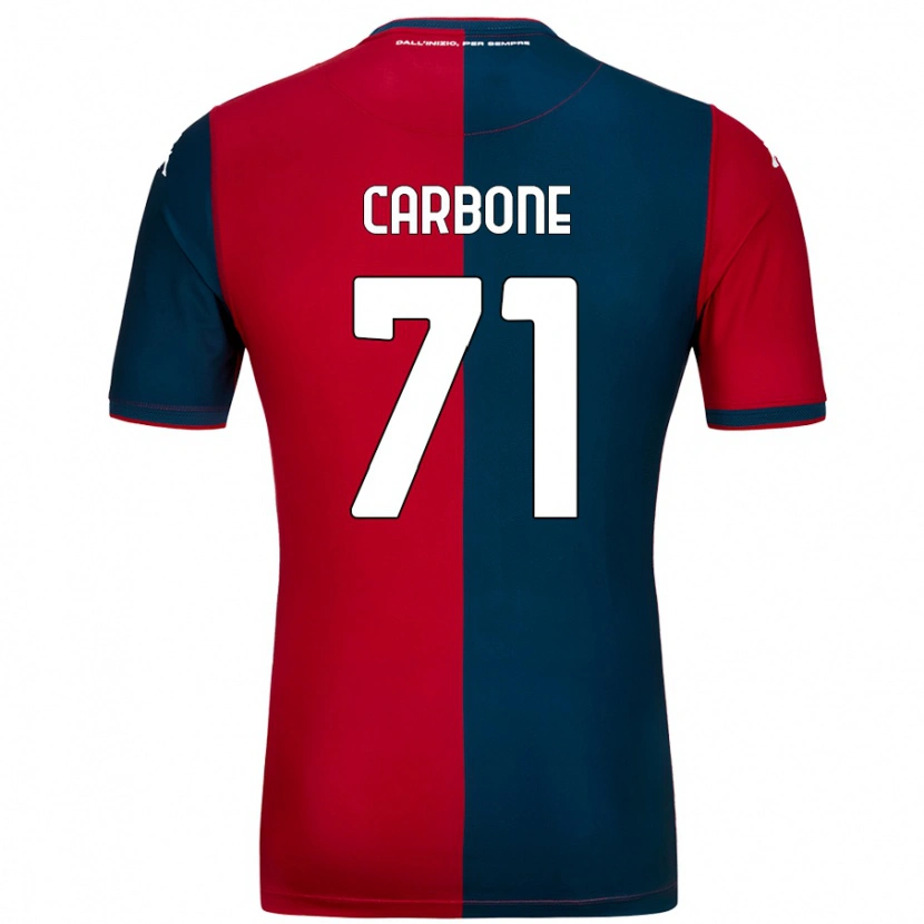 Danxen Kid Filippo Carbone #71 Red Dark Blue Home Jersey 2024/25 T-Shirt