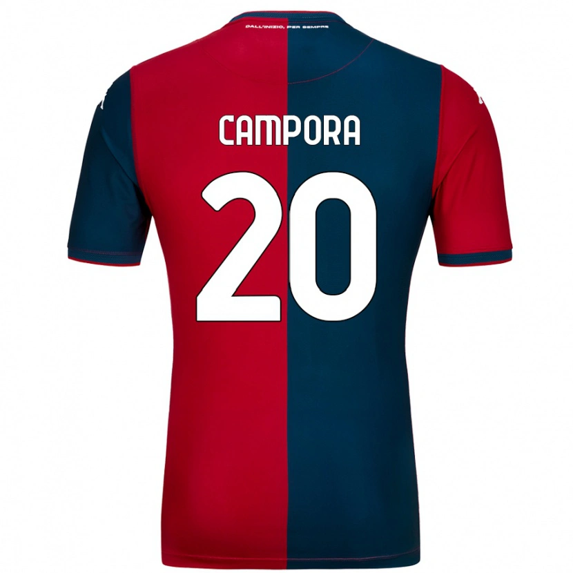 Danxen Kid Alice Campora #20 Red Dark Blue Home Jersey 2024/25 T-Shirt