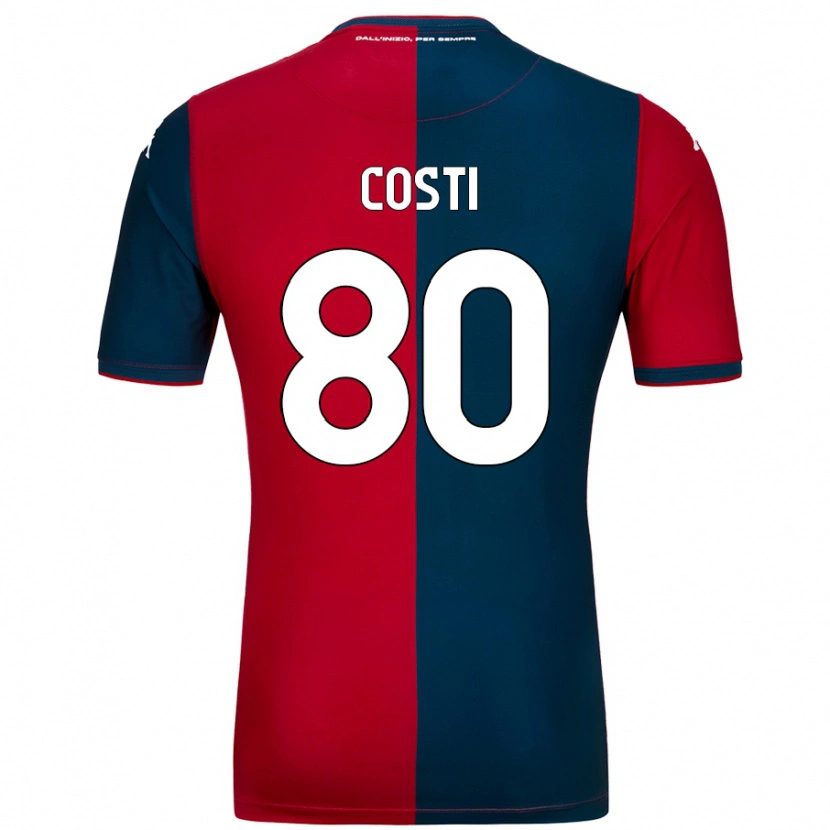 Danxen Kid Fabiana Costi #80 Red Dark Blue Home Jersey 2024/25 T-Shirt