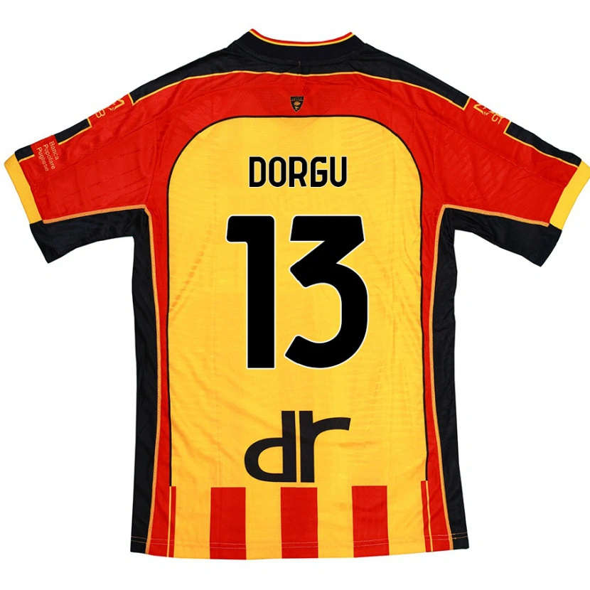 Danxen Kid Patrick Dorgu #13 Yellow Red Home Jersey 2024/25 T-Shirt