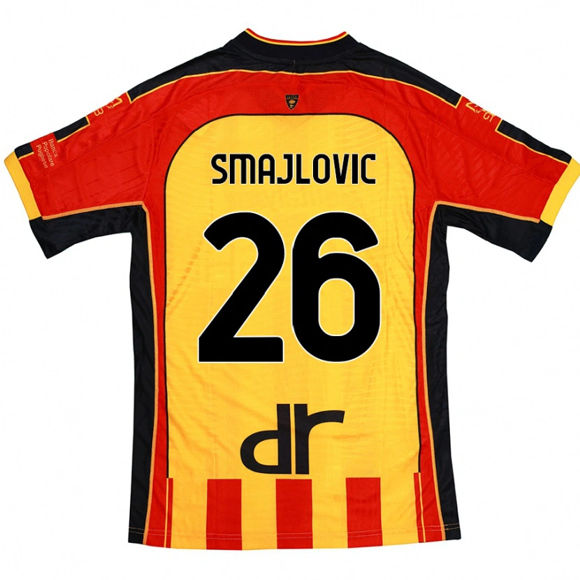 Danxen Kid Zinedin Smajlovic #26 Yellow Red Home Jersey 2024/25 T-Shirt