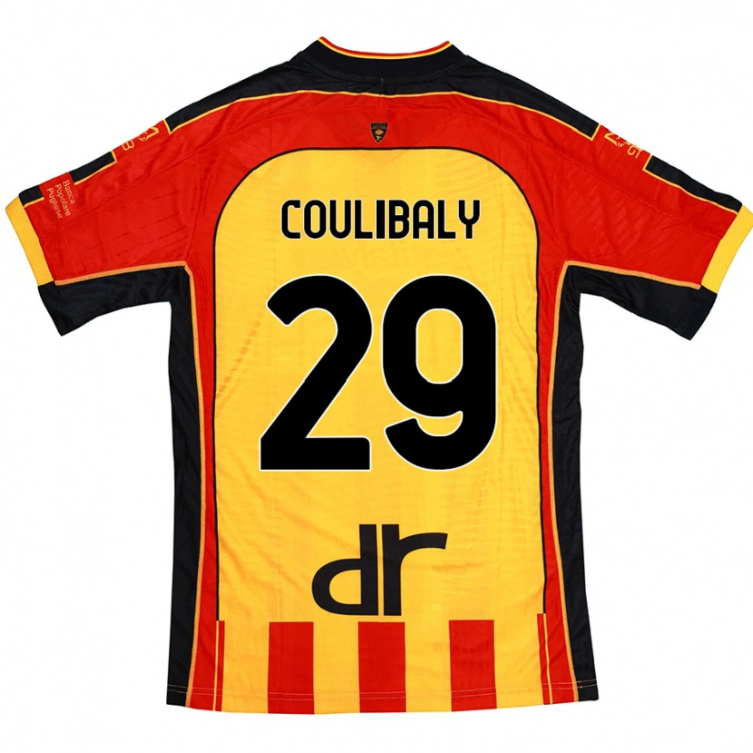 Danxen Kid Lassana Coulibaly #29 Yellow Red Home Jersey 2024/25 T-Shirt