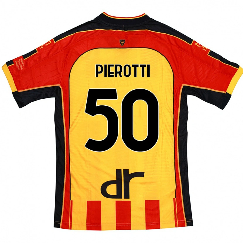 Danxen Kid Santiago Pierotti #50 Yellow Red Home Jersey 2024/25 T-Shirt