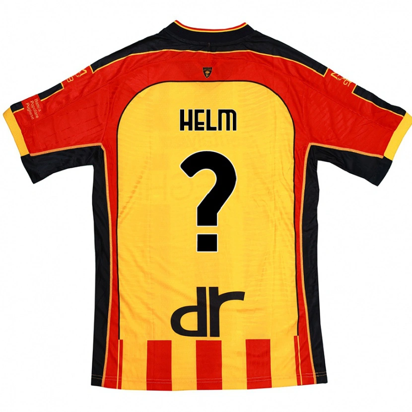 Danxen Kid Adrian Helm #0 Yellow Red Home Jersey 2024/25 T-Shirt