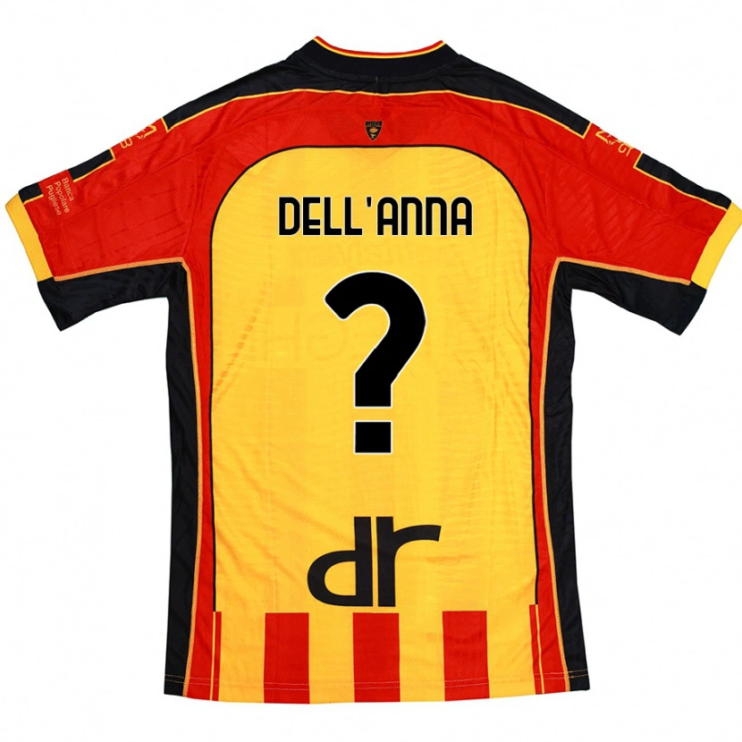 Danxen Kid Simone Dell'anna #0 Yellow Red Home Jersey 2024/25 T-Shirt