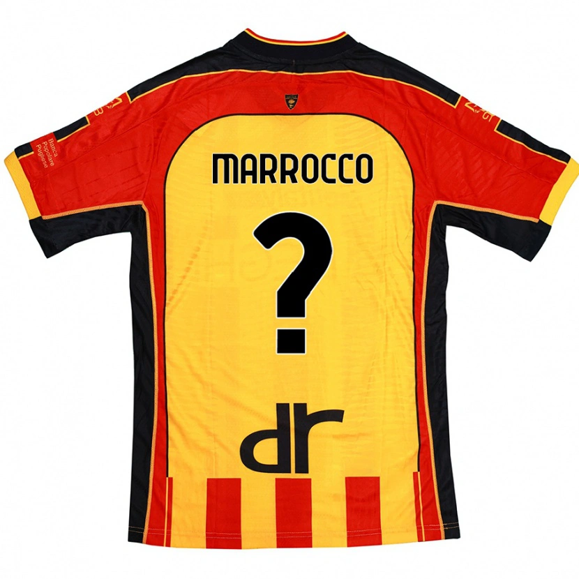 Danxen Kid Iacopo Marrocco #0 Yellow Red Home Jersey 2024/25 T-Shirt