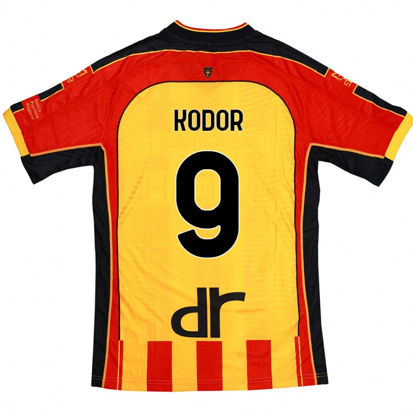 Danxen Kid Jason Kodor #9 Yellow Red Home Jersey 2024/25 T-Shirt