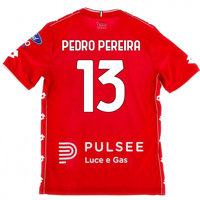 Danxen Kid Pedro Pereira #13 Red White Home Jersey 2024/25 T-Shirt