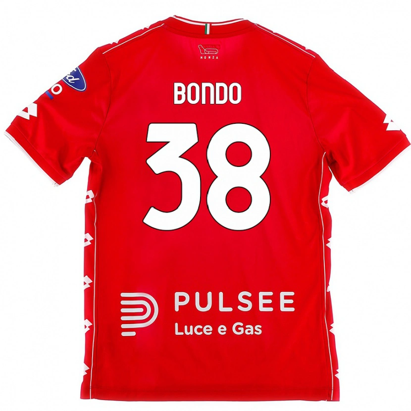 Danxen Kid Warren Bondo #38 Red White Home Jersey 2024/25 T-Shirt