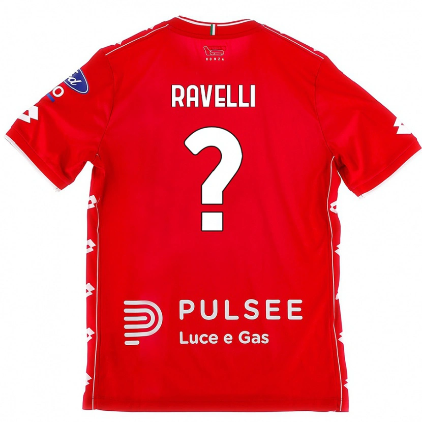 Danxen Kid Etienne Ravelli #0 Red White Home Jersey 2024/25 T-Shirt