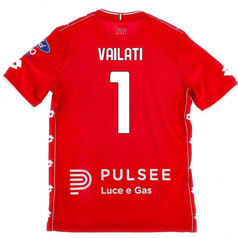 Danxen Kid Andrea Vailati #1 Red White Home Jersey 2024/25 T-Shirt