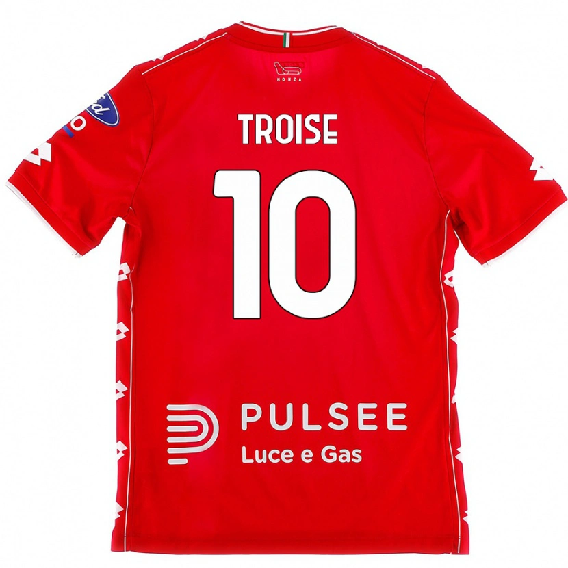 Danxen Kid Antonio Troise #10 Red White Home Jersey 2024/25 T-Shirt