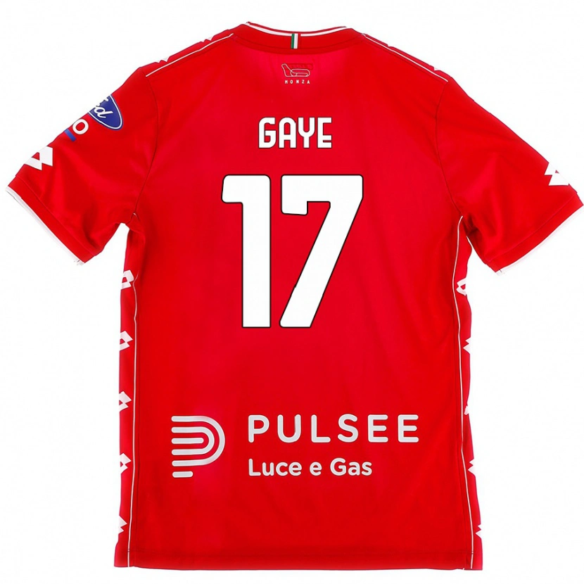 Danxen Kid Mamadou Gaye #17 Red White Home Jersey 2024/25 T-Shirt