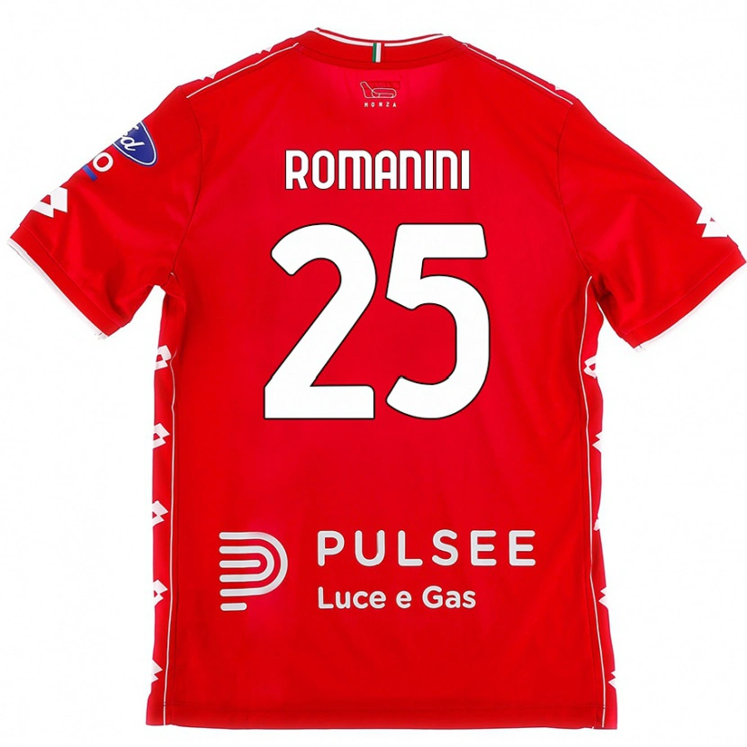 Danxen Kid Andrea Romanini #25 Red White Home Jersey 2024/25 T-Shirt