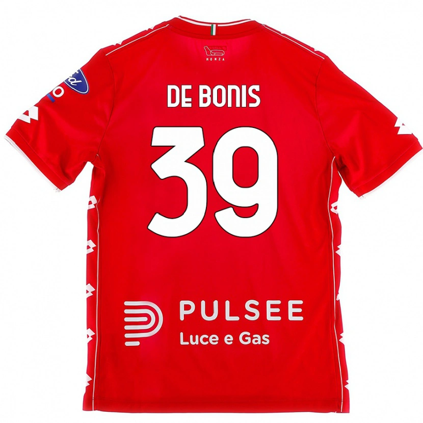 Danxen Kid Andrea De Bonis #39 Red White Home Jersey 2024/25 T-Shirt