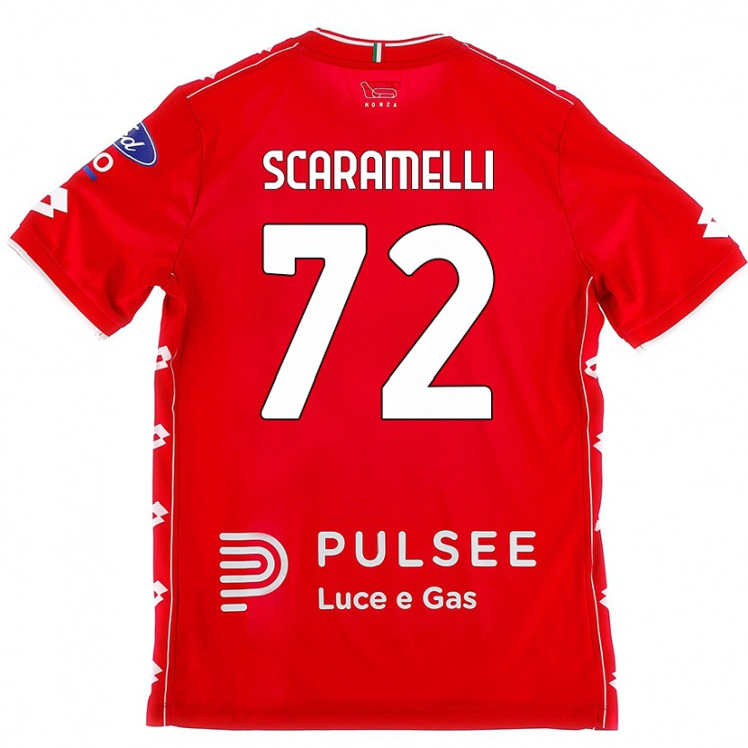 Danxen Kid Endris Scaramelli #72 Red White Home Jersey 2024/25 T-Shirt