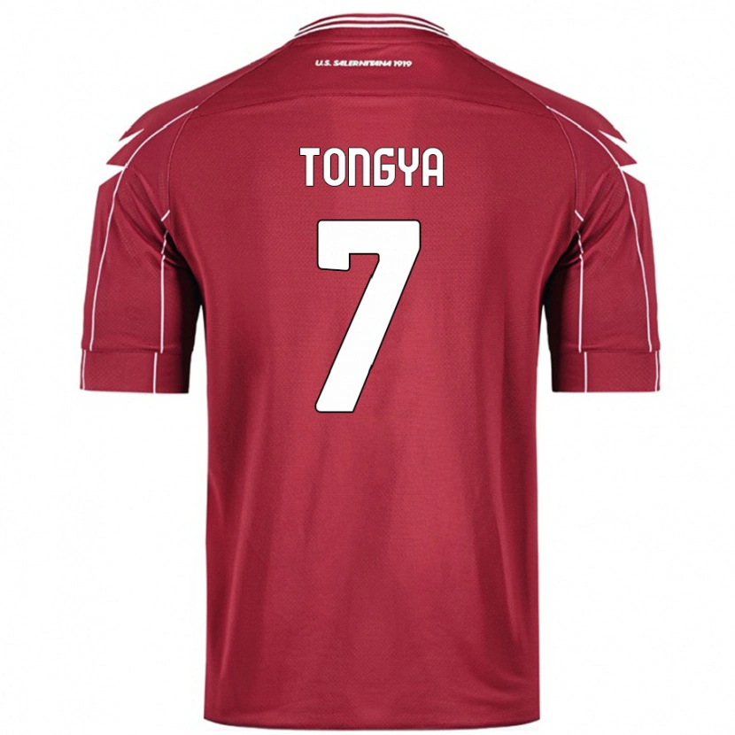 Danxen Kid Franco Tongya #7 Burgundy Home Jersey 2024/25 T-Shirt