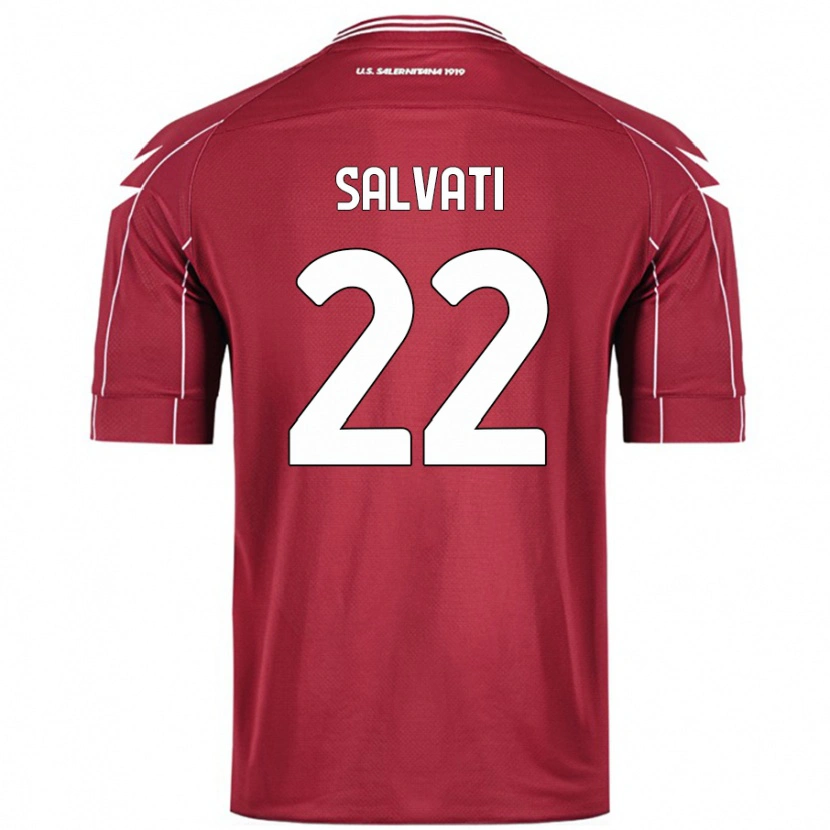 Danxen Kid Gregorio Salvati #22 Burgundy Home Jersey 2024/25 T-Shirt