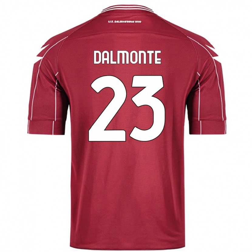 Danxen Kid Nicola Dalmonte #23 Burgundy Home Jersey 2024/25 T-Shirt