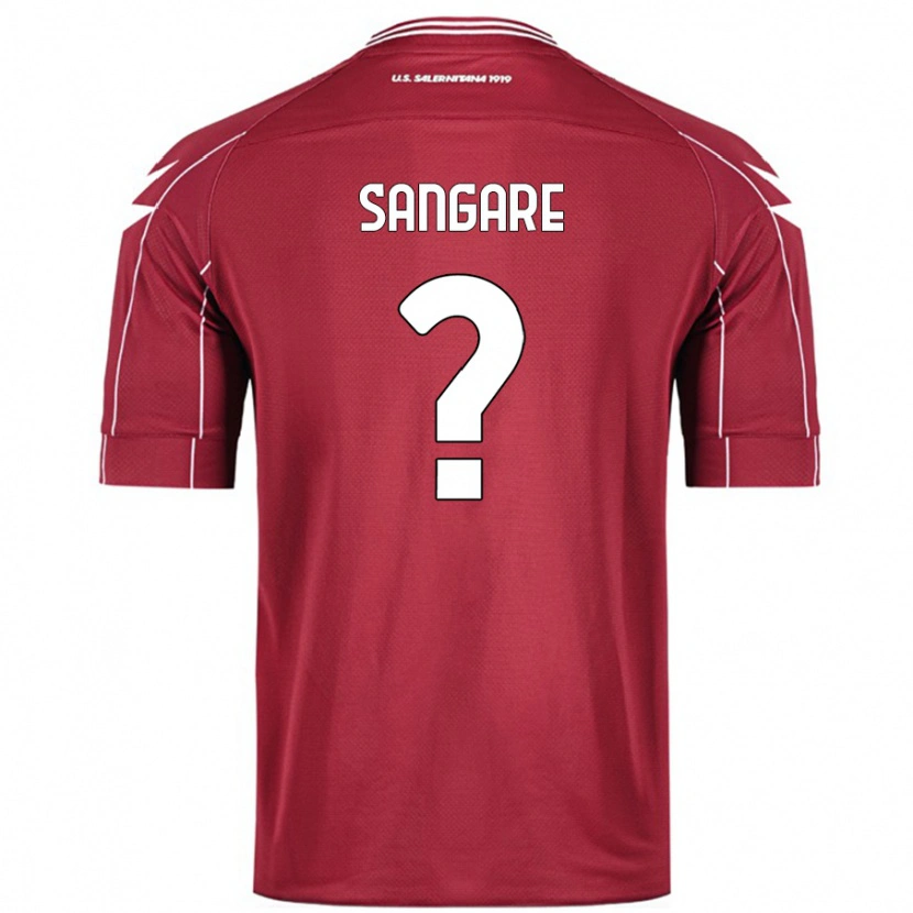 Danxen Kid Karim Sangare #0 Burgundy Home Jersey 2024/25 T-Shirt