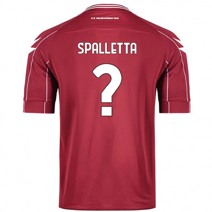 Danxen Kid Emanuele Spalletta #0 Burgundy Home Jersey 2024/25 T-Shirt