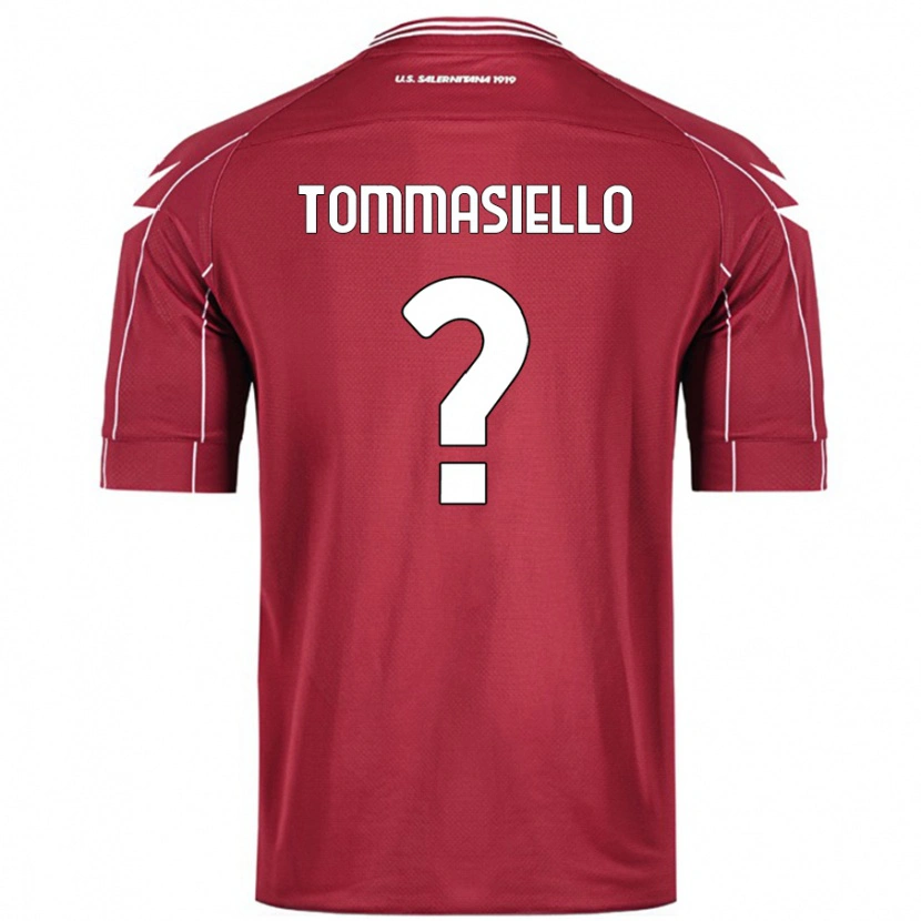 Danxen Kid Francesco Tommasiello #0 Burgundy Home Jersey 2024/25 T-Shirt