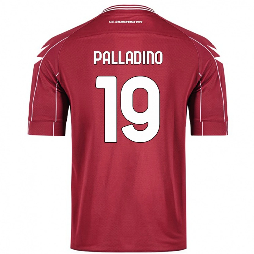 Danxen Kid Alfonso Palladino #19 Burgundy Home Jersey 2024/25 T-Shirt