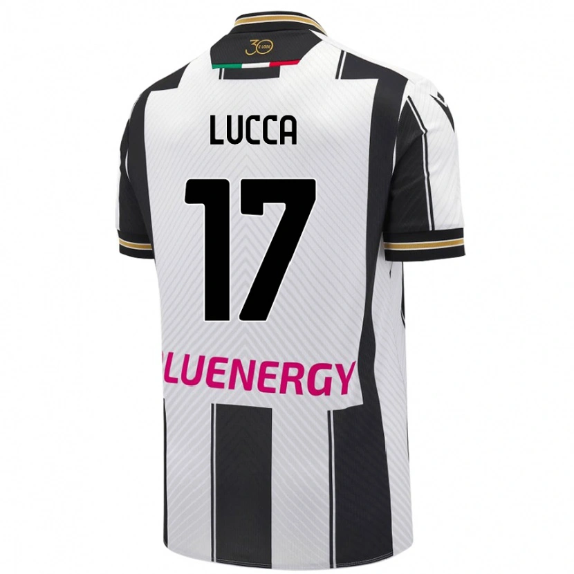 Danxen Kid Lorenzo Lucca #17 White Black Home Jersey 2024/25 T-Shirt